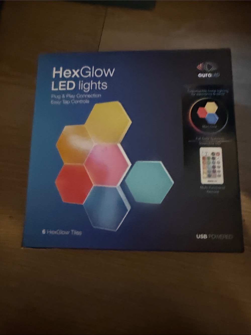 HexGlow LED Lights Hexagonal Tile Light - Multi Color